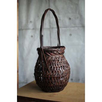 四世 早川尚古斎 竹籠　U363 