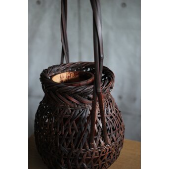 四世 早川尚古斎 竹籠　U363 