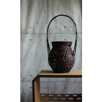 四世 早川尚古斎 竹籠　U363