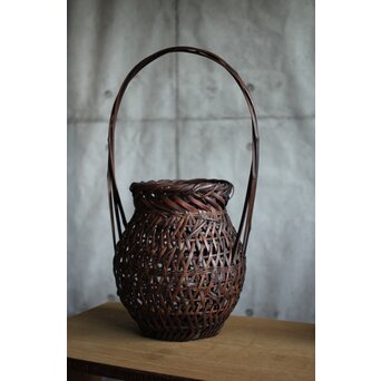 四世 早川尚古斎 竹籠　U363 