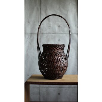 四世 早川尚古斎 竹籠　U363 