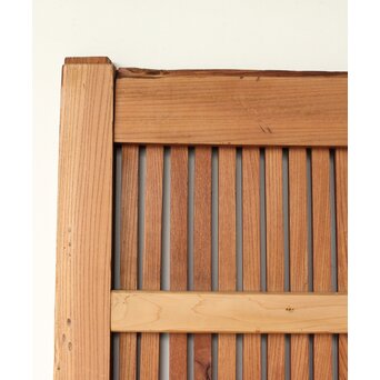 総欅赤い格子蔵戸　W0175Y 