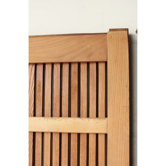 総欅赤い格子蔵戸　W0175Y 