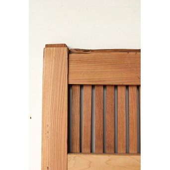 総欅赤い格子蔵戸　W0175Y 