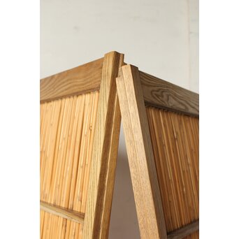 栗框 蒲穂戸/簀戸S 4枚1組　F273 内二枚には　側面に合わせ部分あり