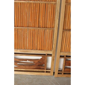 栗框 蒲穂戸/簀戸S 4枚1組　F273 