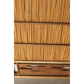 栗框 蒲穂戸/簀戸S 4枚1組　F273 