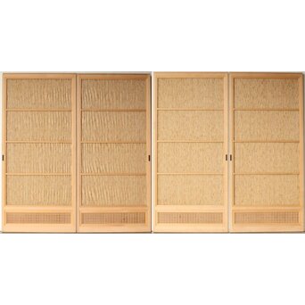 美品 両面使用簀戸/夏戸M 4枚1組　F274 ウラ