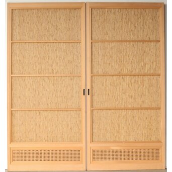 美品 両面使用簀戸/夏戸M 4枚1組　F274 AB　表