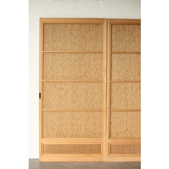 美品 両面使用簀戸/夏戸M 4枚1組　F274 