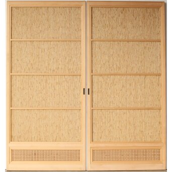 美品 両面使用簀戸/夏戸M 4枚1組　F274 CD　ウラ