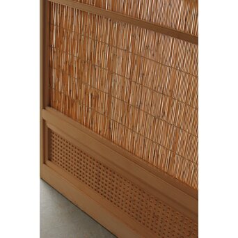 美品 両面使用簀戸/夏戸M 4枚1組　F274 改めて簀戸の良さを感じます　涼し気