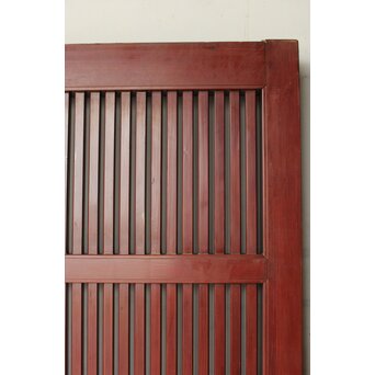 赤い格子蔵戸　W0176 