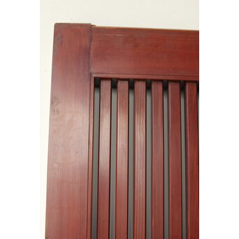 赤い格子蔵戸　W0176 