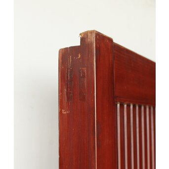 赤い格子蔵戸　W0176 