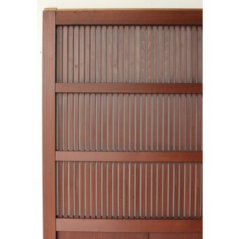 赤い格子蔵戸　W0176 