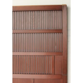 赤い格子蔵戸　W0176 