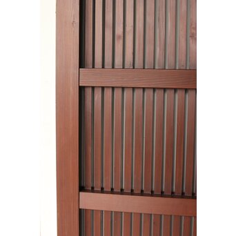 赤い格子蔵戸　W0176 