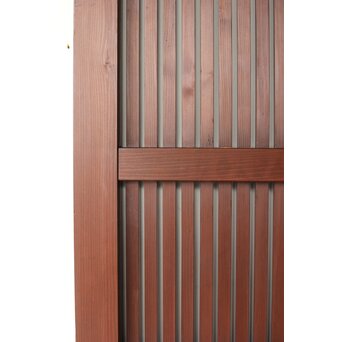 赤い格子蔵戸　W0176 