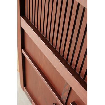 赤い格子蔵戸　W0176 