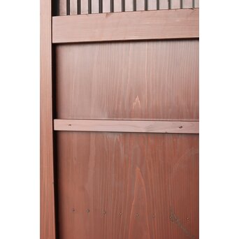 赤い格子蔵戸　W0176 