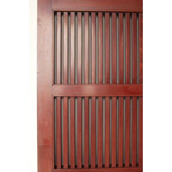 赤い格子蔵戸　W0176 