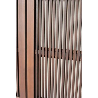 障子枠付 釘無細身格子戸 4枚1組　L1144 