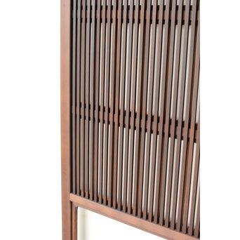 障子枠付 釘無細身格子戸 4枚1組　L1144 