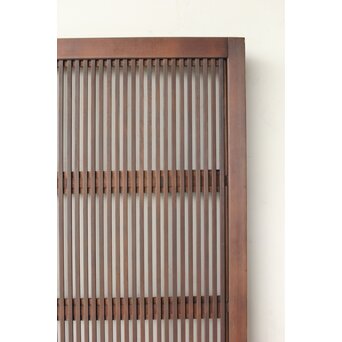 障子枠付 釘無細身格子戸 4枚1組　L1144 