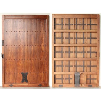 総栗 鉄格子の蔵戸　W0177Y