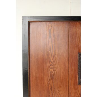 庄内手 鍾馗大鉄金具蔵戸　W0178Y 