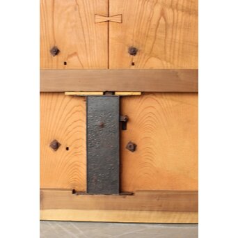 庄内手 鍾馗大鉄金具蔵戸　W0178Y 