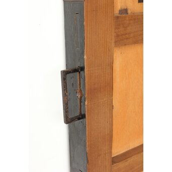 庄内手 鍾馗大鉄金具蔵戸　W0178Y 