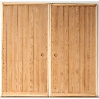 升格子板戸 2枚1組　B1084 ウラ