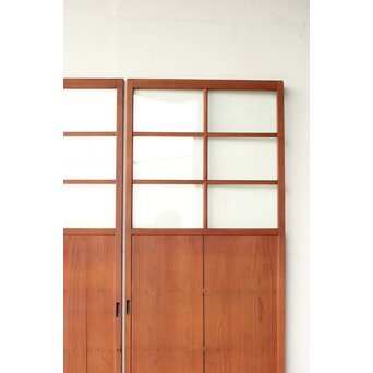 レトロクリアガラス戸 2枚1組　GD0250 