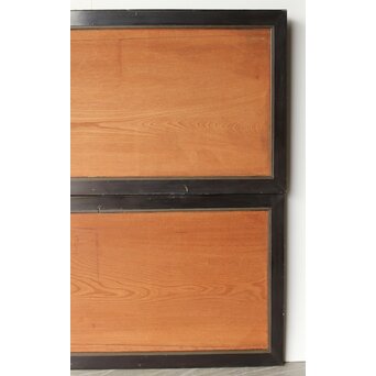 竜田川 欅一枚板木彫欄間 2枚1組　R0443Y 