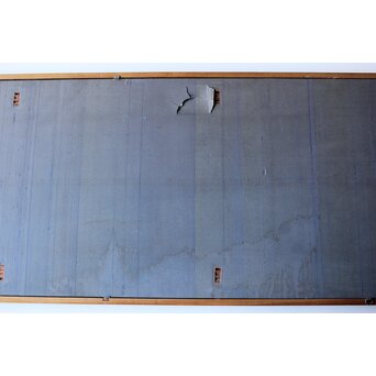 大作 松林桂月『風月漁家図』紙本額装 白井烟嵓 鑑題シール 二代中村蘭台印章　Z558 