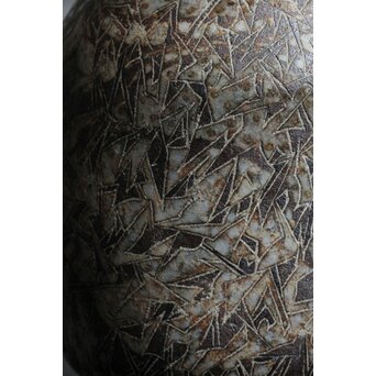 和太守卑良 流彡文器 杉文壺 花器　P501 