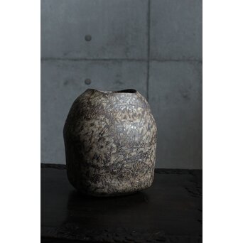 和太守卑良 流彡文器 杉文壺 花器　P501 