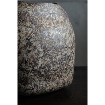 和太守卑良 流彡文器 杉文壺 花器　P501 