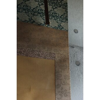 倣 松村景文 群鴨図 絹本軸装　Z560 