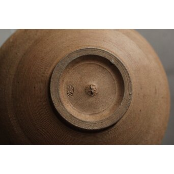 雲林院宝山/寶山 銀彩南蛮丸形 菓子器 　P502 