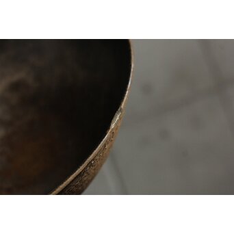 雲林院宝山/寶山 銀彩南蛮丸形 菓子器 　P502 