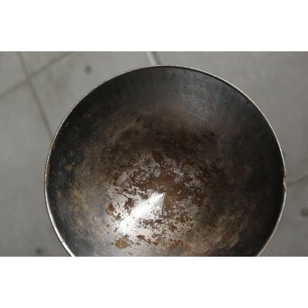 雲林院宝山/寶山 銀彩南蛮丸形 菓子器 　P502 