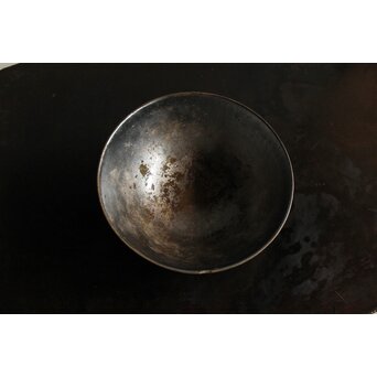 雲林院宝山/寶山 銀彩南蛮丸形 菓子器 　P502 