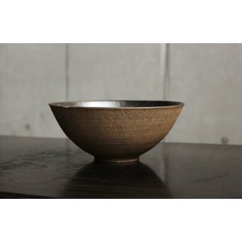 雲林院宝山/寶山 銀彩南蛮丸形 菓子器 　P502 