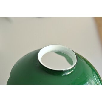 輪花 緑色電笠　A485 