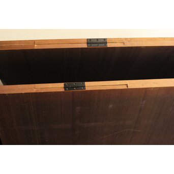 堀田秀叢 鷹松図 一双 銀屏風　Z563 