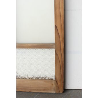 中型 花黄色ガラス戸　GD0251 