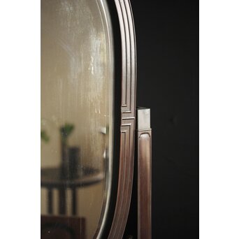 太田萬吉作か 指物唐木鏡台　X474 